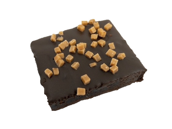 Brownie  met karamel