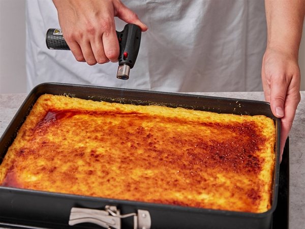 Crème brulée schnitt